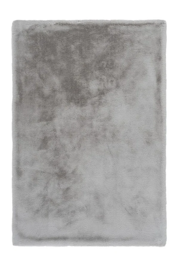 Heaven Fluffy Vloerkleed – Zilver – Zacht & Effen