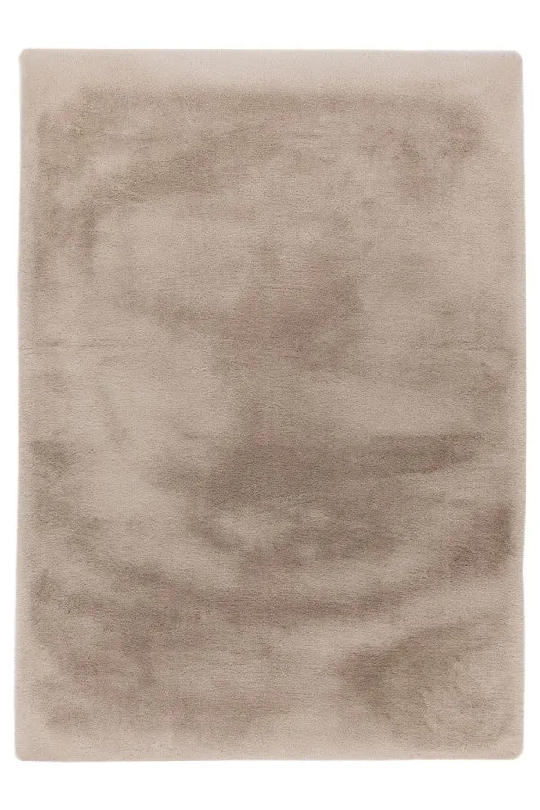 Heaven Fluffy Vloerkleed – Licht Taupe – Zacht & Effen