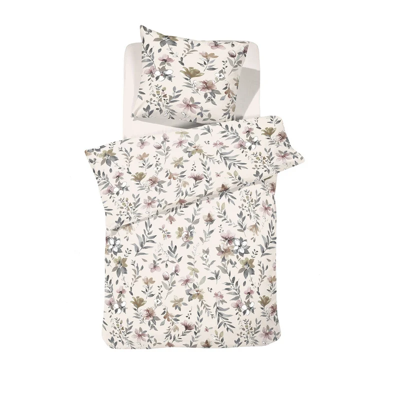 Cinderella - Dekbedovertrek Botanica Flanel - 140x220 cm - Beige