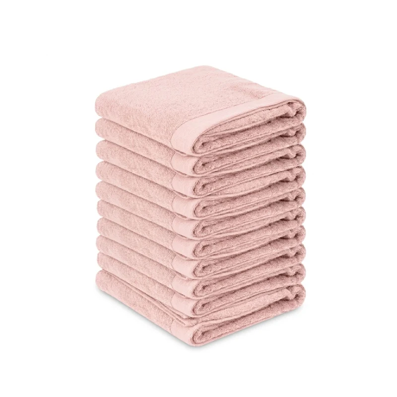 Ten Cate handdoekenset hotelkwaliteit 50x100 - roze - 10 stuks
