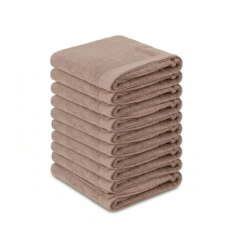Ten Cate handdoekenset hotelkwaliteit 60x110 - taupe - 10 stuks