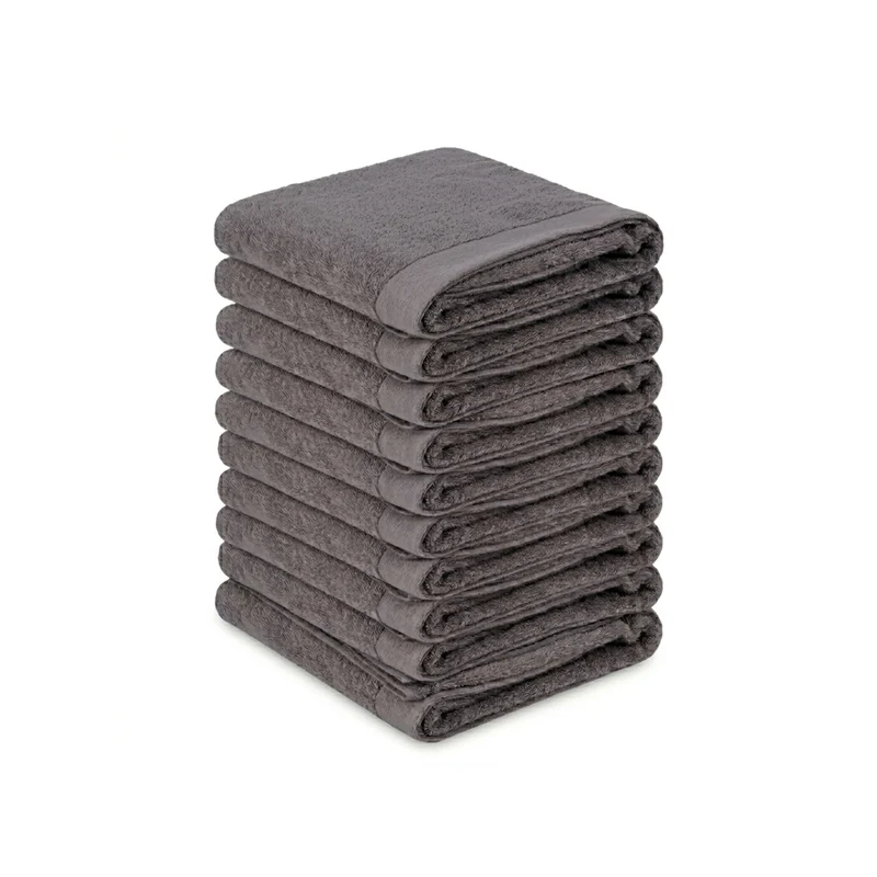 Ten Cate handdoekenset hotelkwaliteit 60x110 - antraciet - 10 stuks