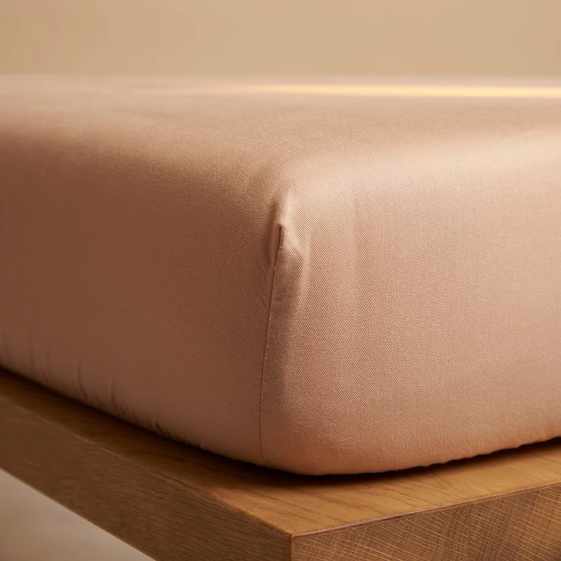Coco & Cici - TENCEL - Twill Hoeslaken Peach - 180x220x30