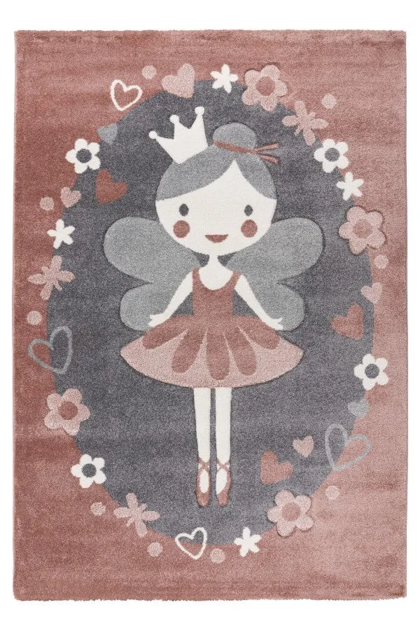 Happy Kinderkleed – Little Princess – Roze – Laagpolig & Pluisvrij