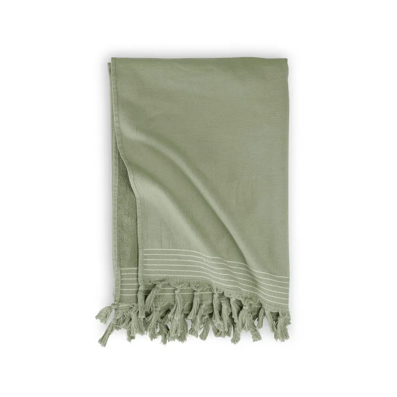 Walra - Hamamdoek Soft Cotton - 100x180 cm - Groen