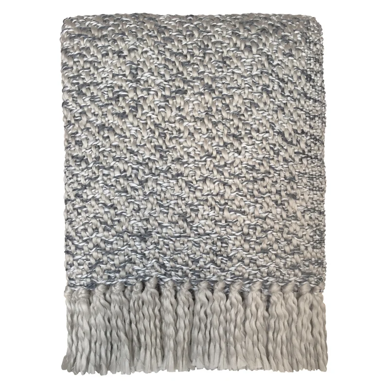 Malagoon plaid Zand - beige melee - 125x150cm