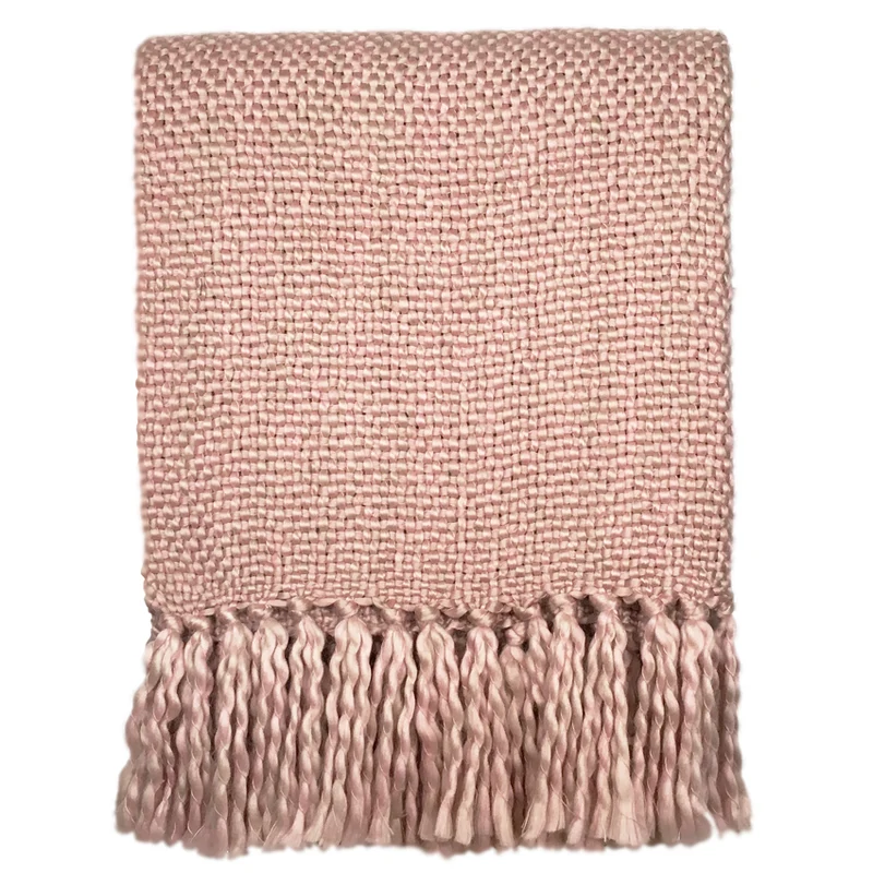 Malagoon plaid Marble - roze - 125x150cm
