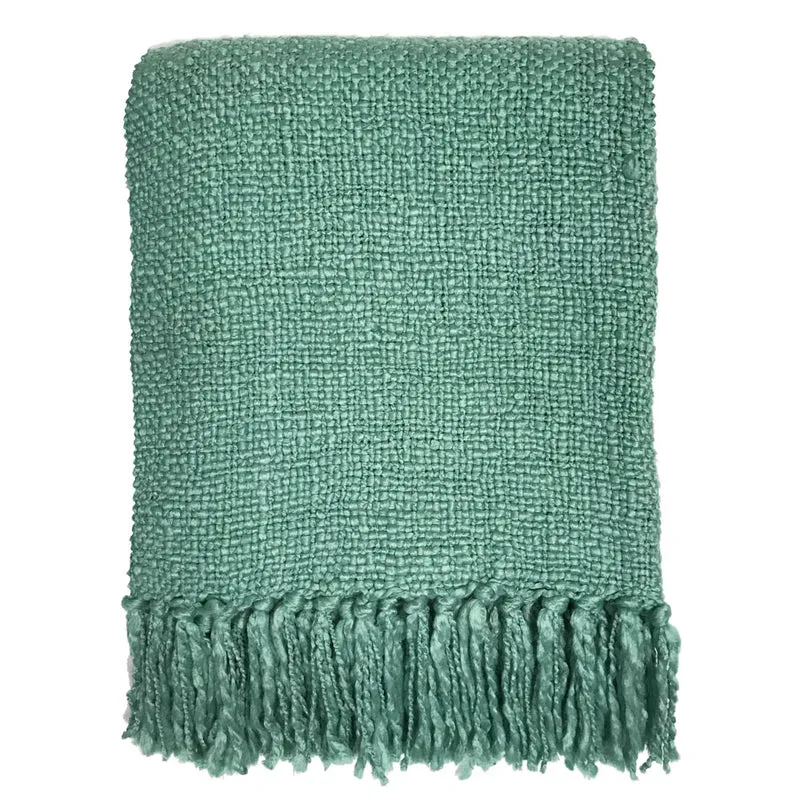 Malagoon plaid Misty - groen - 125x150cm