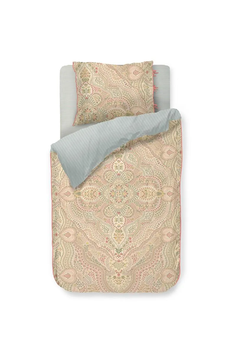 Pip Studio dekbedovertrek Alfombra - 140x200/220 cm - zand