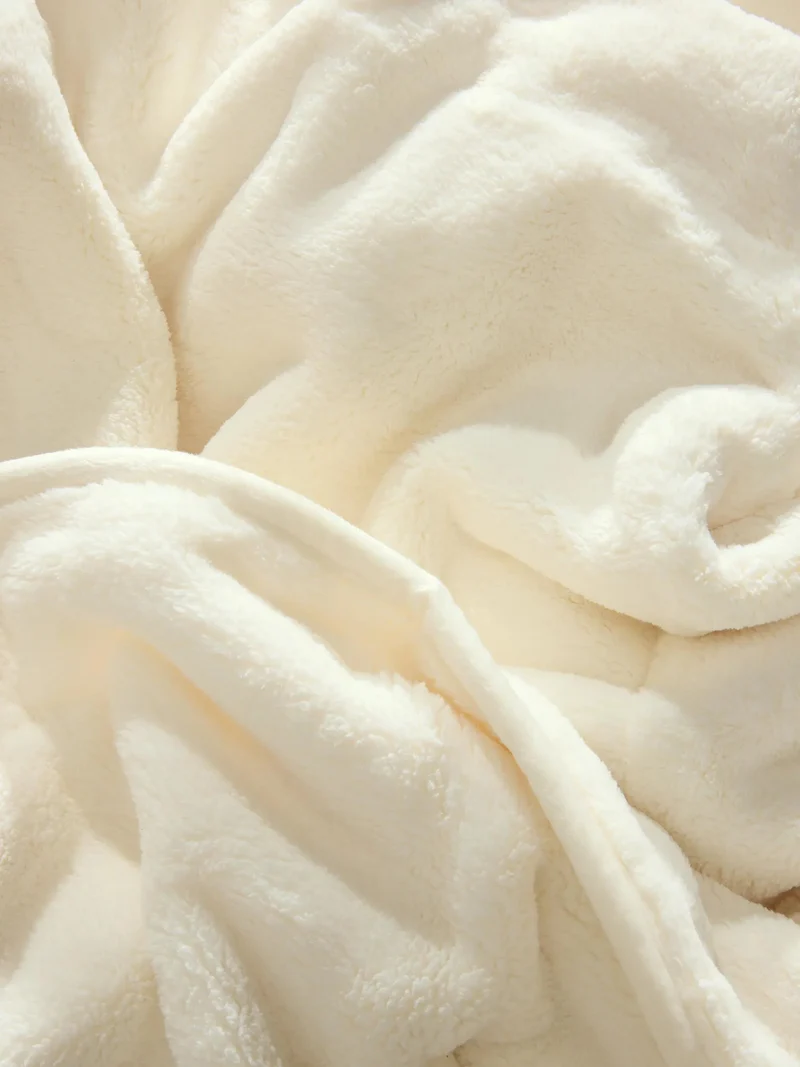 benuta deken Cosi - crème - 200x220 cm