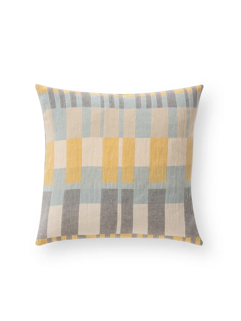 benuta kussenhoes Nico - veelkleurig/geel - 45x45 cm