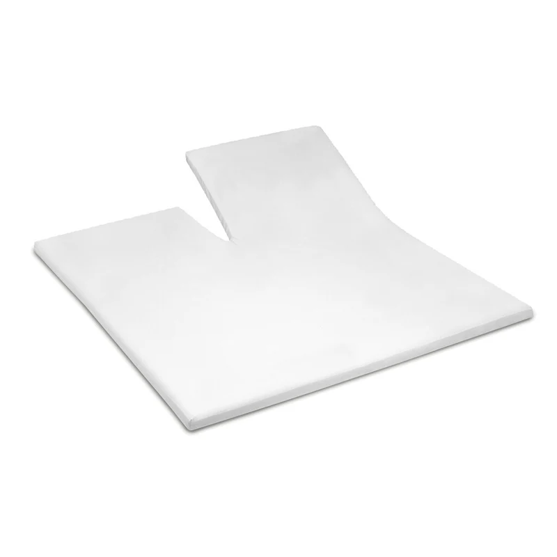 Cinderella - Hoeslaken Weekend topper single split 15 cm - 160x200 cm - Wit