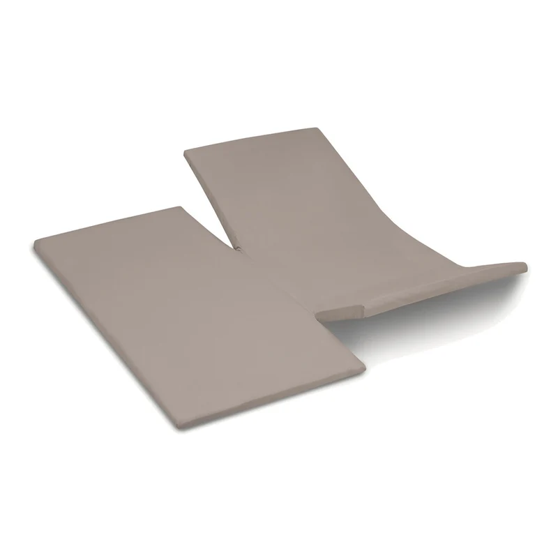 Cinderella - Hoeslaken Weekend topper double split 15 cm - 180x210 cm - Taupe
