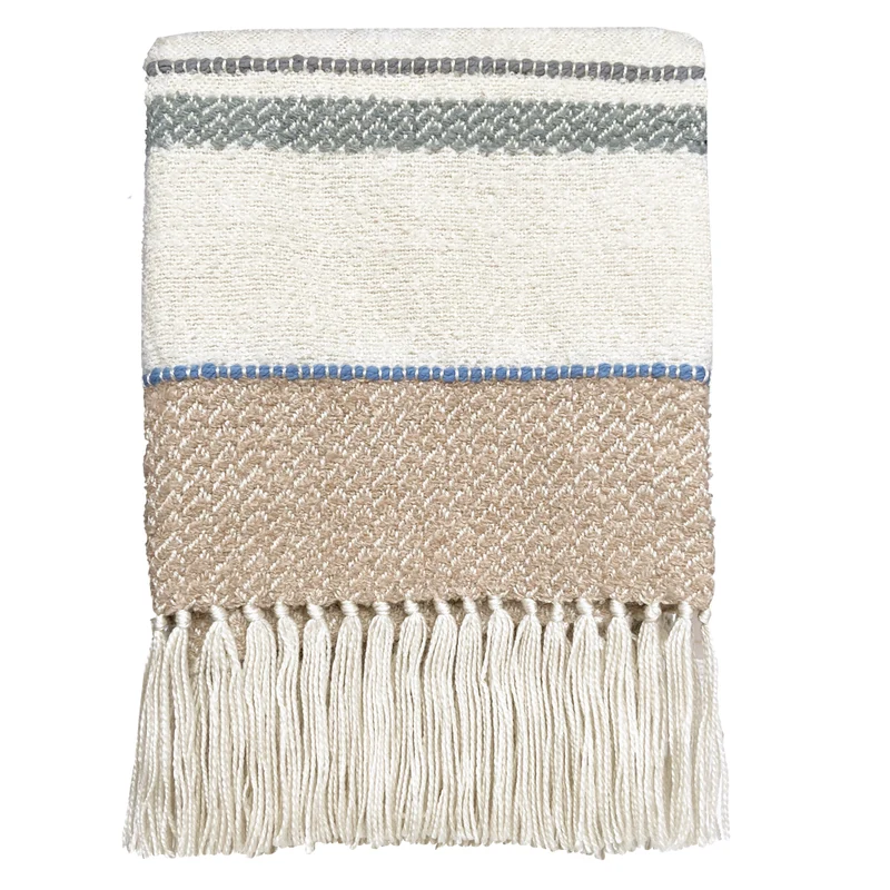 Malagoon plaid Zeezicht - Multicolor bouclé - 125x150cm