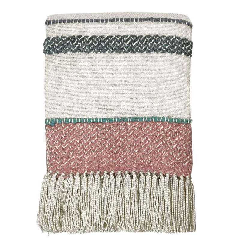 Malagoon plaid - pastel multicolor bouclé - 125x150cm