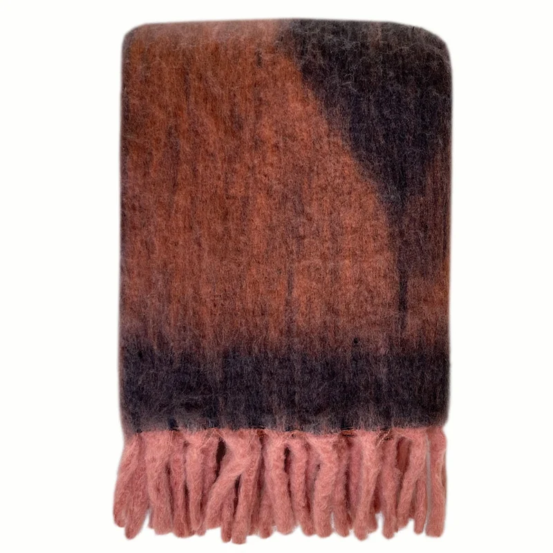 Malagoon plaid Zapotec - zacht zwart - 100% recycled