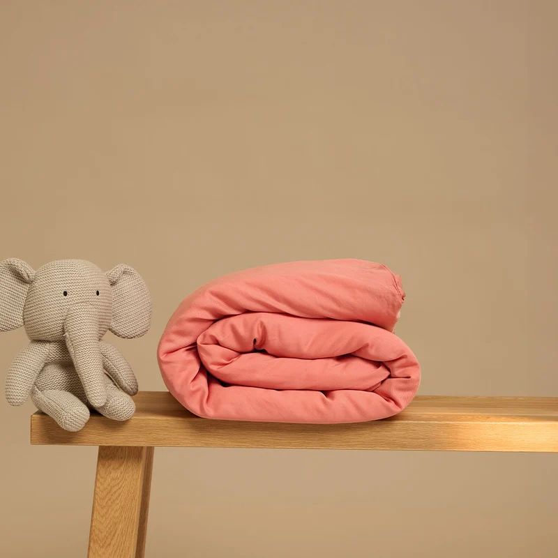 Coco & Cici - Kids - TENCEL Twill Dekbedovertrek Blush - 100x135 (zonder kussensloop)