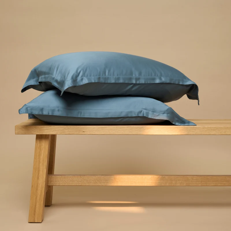 Coco & Cici - Bamboe Kussensloop Ocean Blue - 1 kussensloop 50x90
