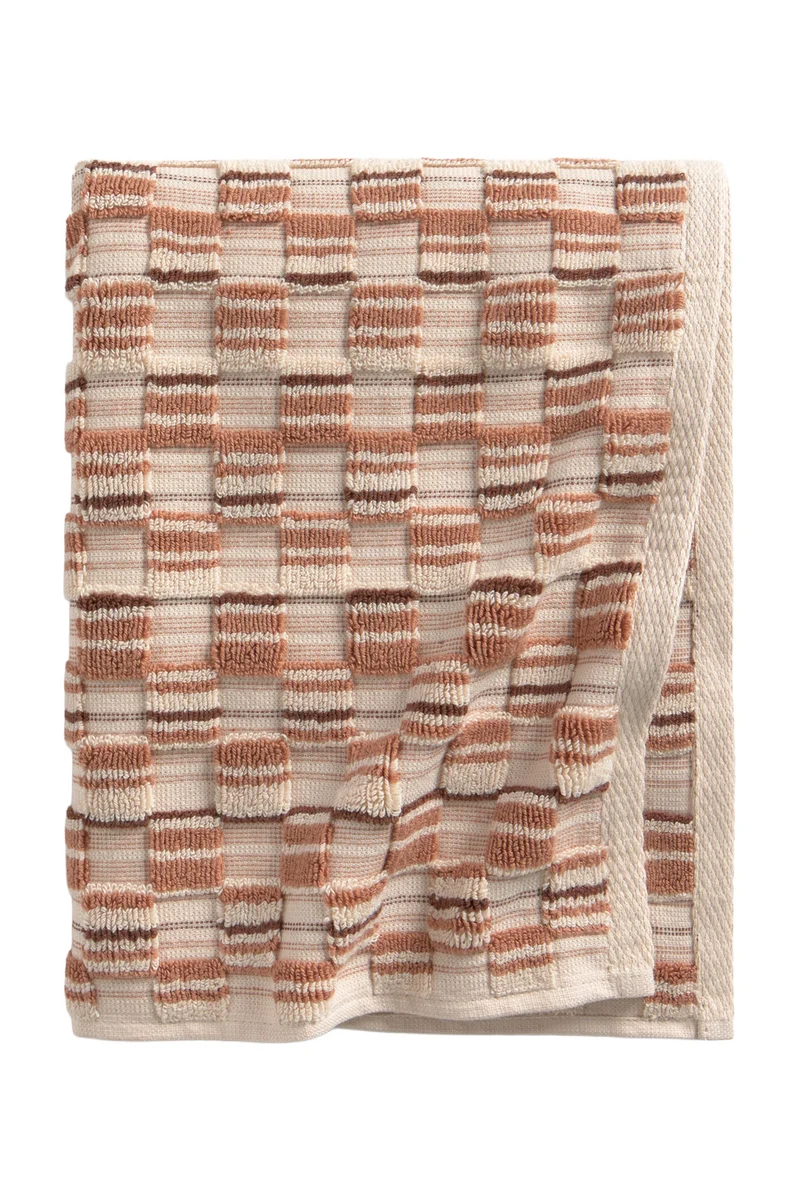 Calma House Badhanddoek Mercurio - Aardekleur - 90x150