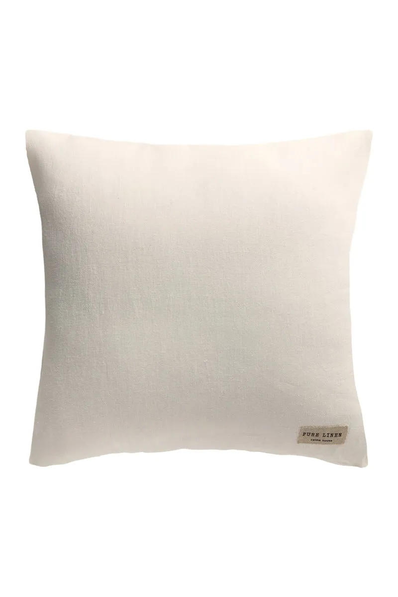 Calma House Kussenhoes Lino2 - Ecru - 45x45