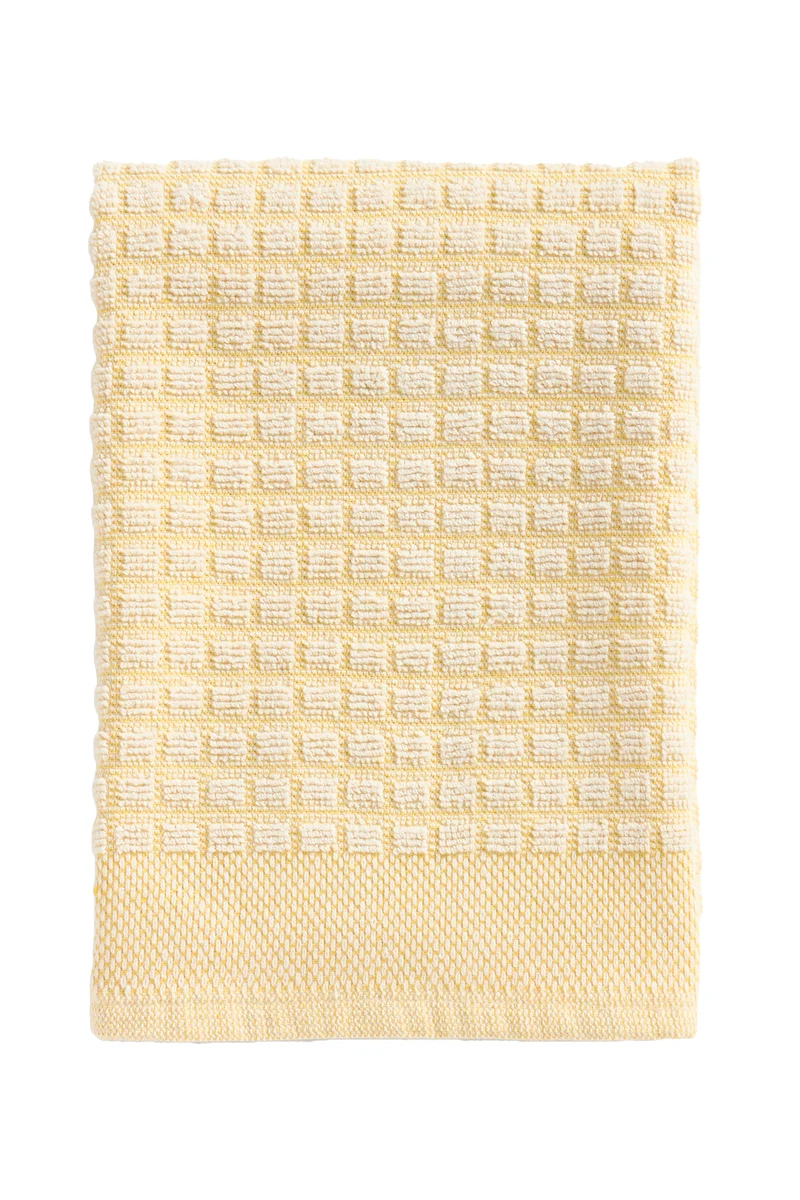 Calma House Keukenhanddoeken (set van 2 stuks) Oporto - Mosterd - 50x50