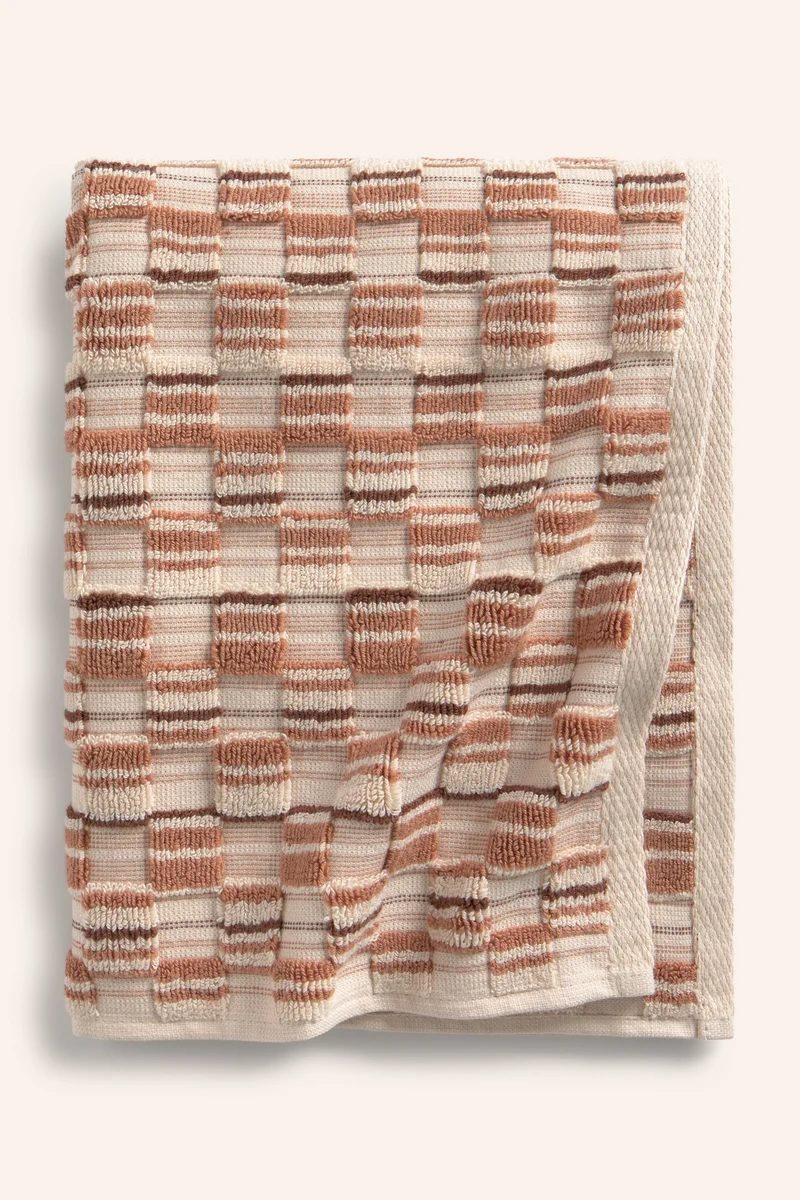 Calma House Handdoek Mercurio - Aardekleur - 50x90