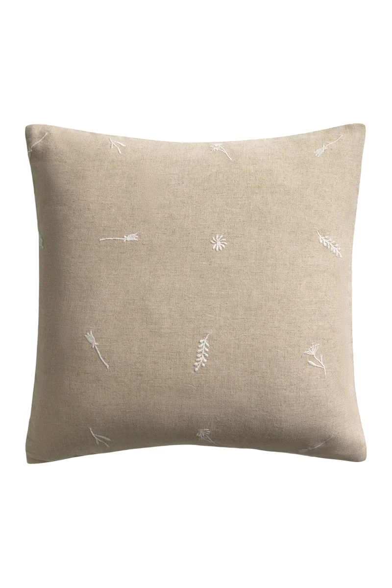 Calma House Kussenhoes Spring - Steenkleur - 45x45