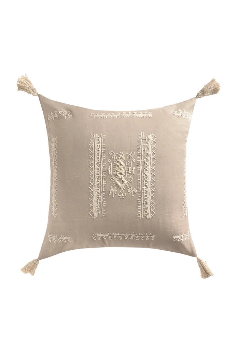 Calma House Kussenhoes Traste - Steenkleur - 60x60