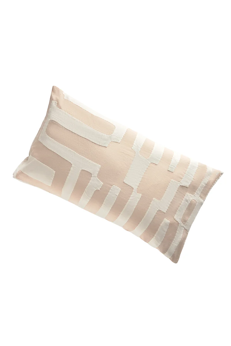 Calma House Kussenhoes Atenas - Steenkleur - 30x60