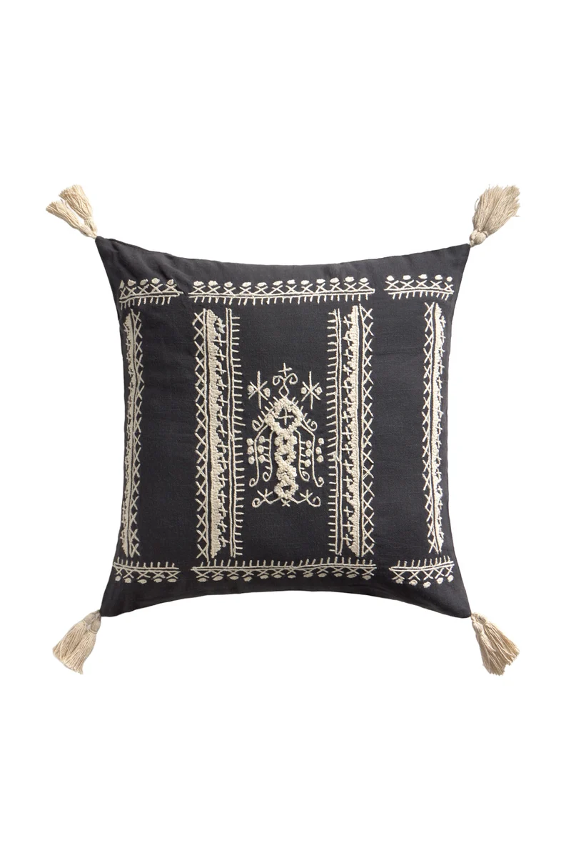 Calma House Kussenhoes Traste - Donkergrijs - 45x45