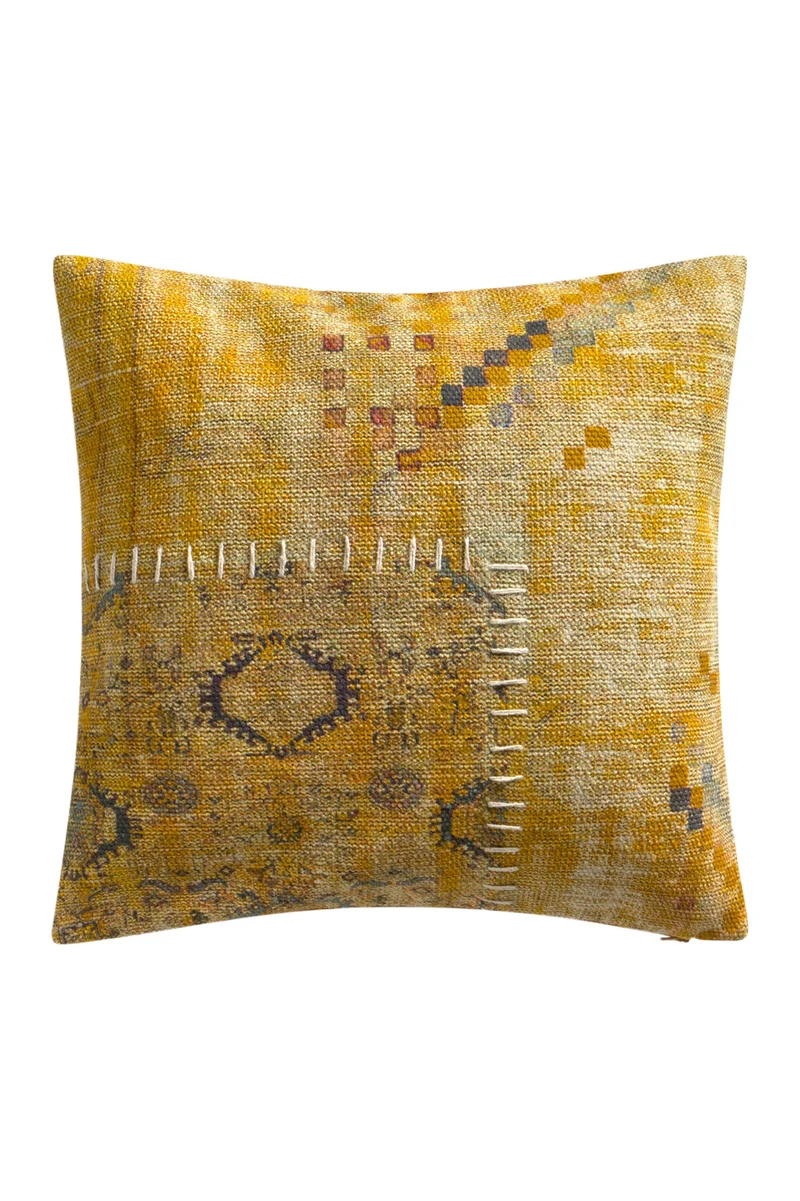 Calma House Kussenhoes Dinka - Mosterd - 45x45