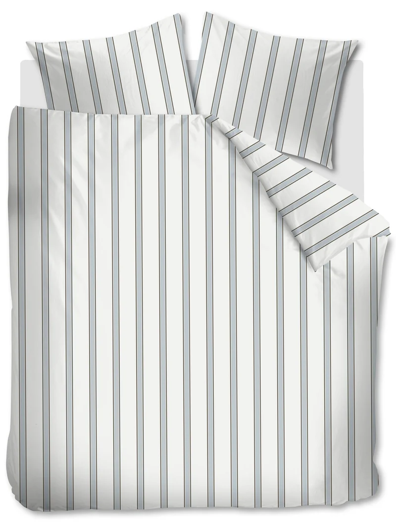 vtwonen Dekbedovertrek Fun Stripe - 240 x 220 cm - Blauw
