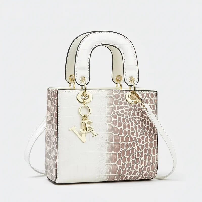 Jasna skórzana torba na ramię dla kobiet – luksusowa designerska torebka typu crossbody