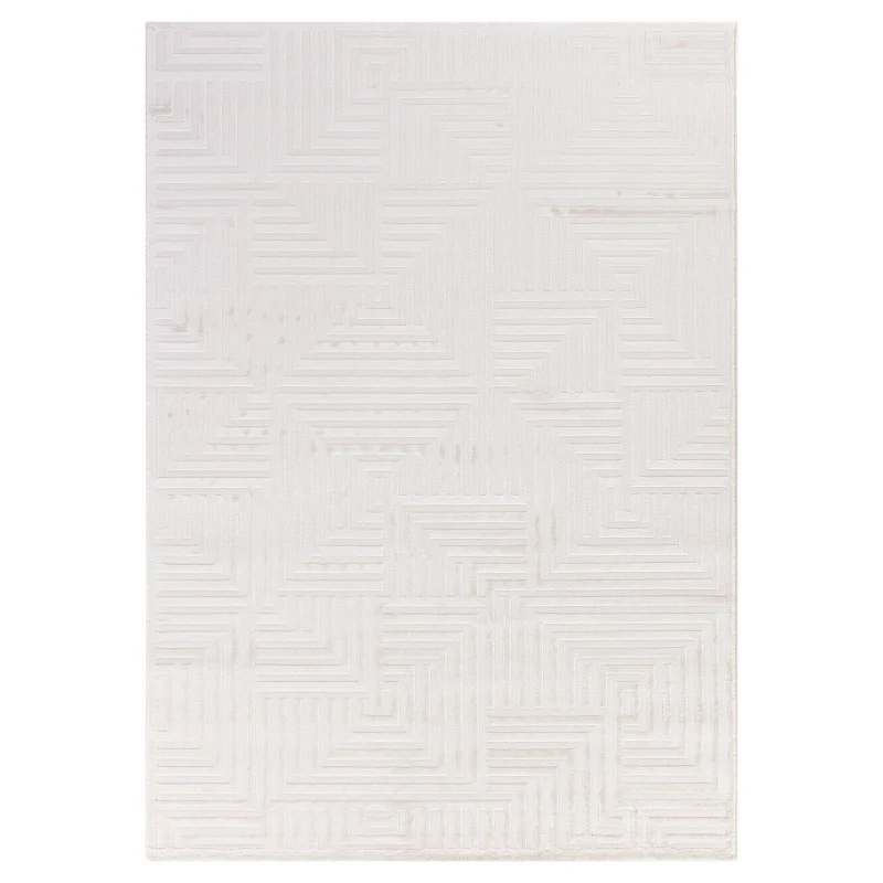 Sahara Vloerkleed – Crème – Modern Zenpatroon – Elegant & Neutraal