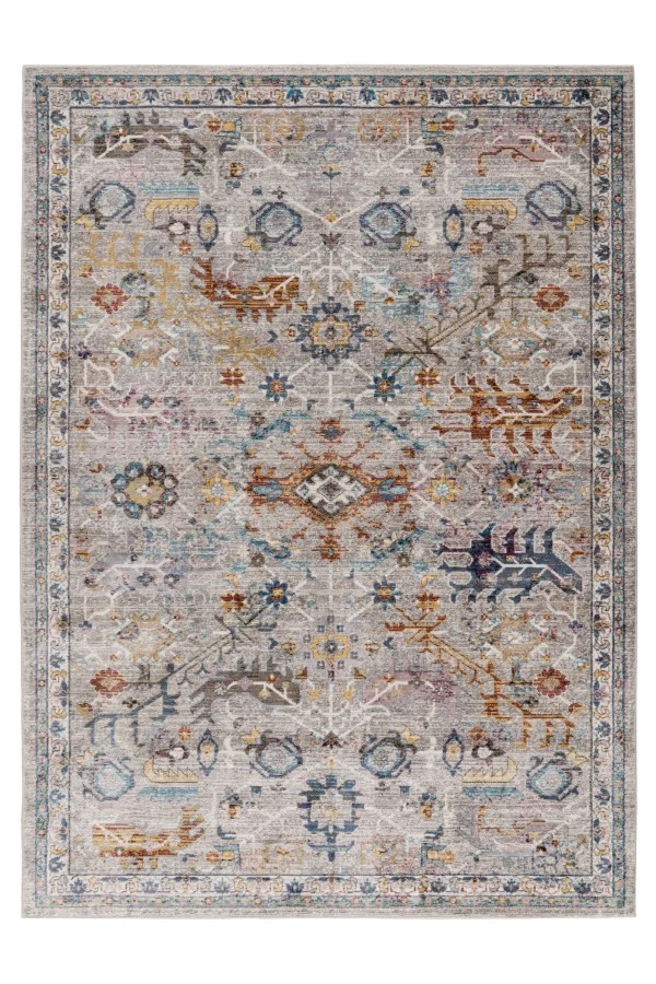 Picasso Sarough – Vintage – Laagpolig Vloerkleed – Grijs