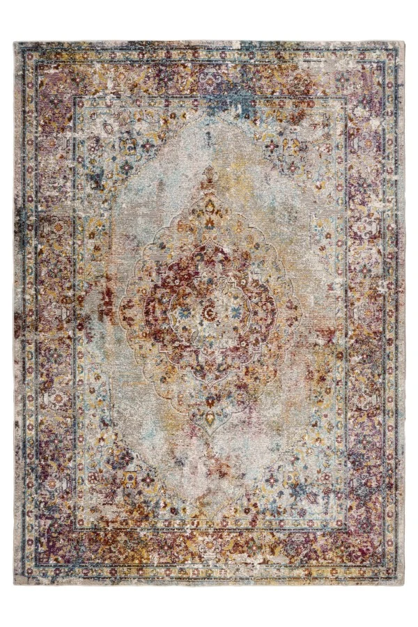 Picasso Keshan – Vintage – Laagpolig Vloerkleed – Multi / Beige